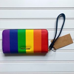 COPY - Steve Madden LBGTQ+ pride wristlet wallet